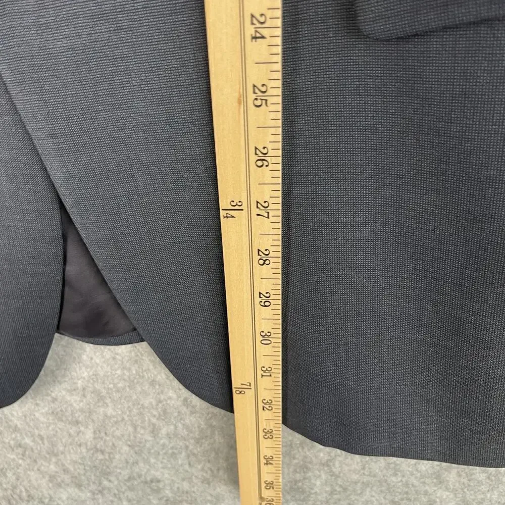 Brooks Brothers 1818 Madison Blazer Jacket Men 46R Blue Wool Vitale Barberis USA